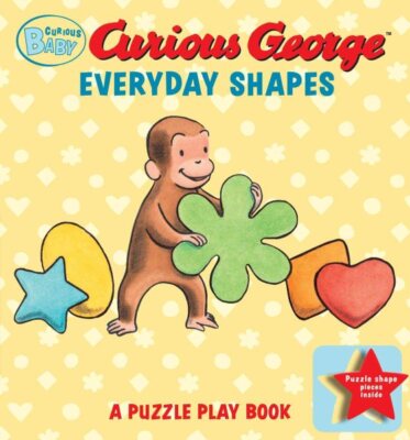 Curious George Everyday Shapes Puzzle Play Book, Hardcover by Paprocki, Greg ...