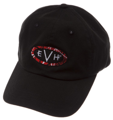 EVH Eddie Van Halen Logo Baseball Hat Cap, Black
