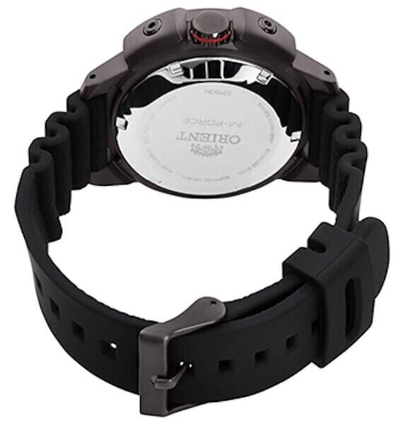 Pre-owned Orient M Force Iso Air Diver Automatic Watch Black Dial Ac0l03b Made In Japan