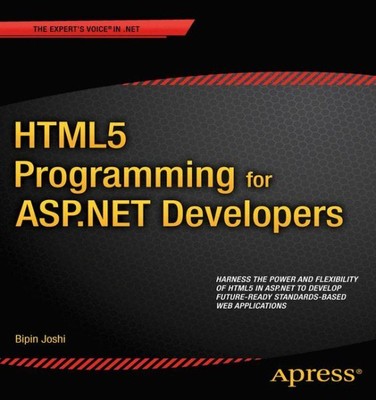 HTML5 Programming for ASP.NET Developers, Paperback by Joshi, Bipin, Like New...