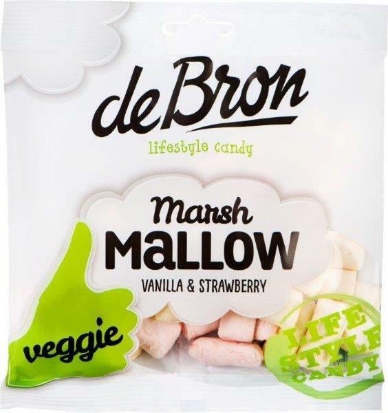 De Bron Marshmallows Vanille Erdbeer - Veggie 75 g