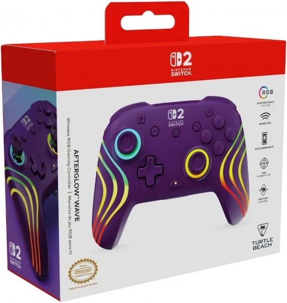 Turtle Beach Afterglow Wave Wireless Rgb Gaming Controller Purple (morado) (swit