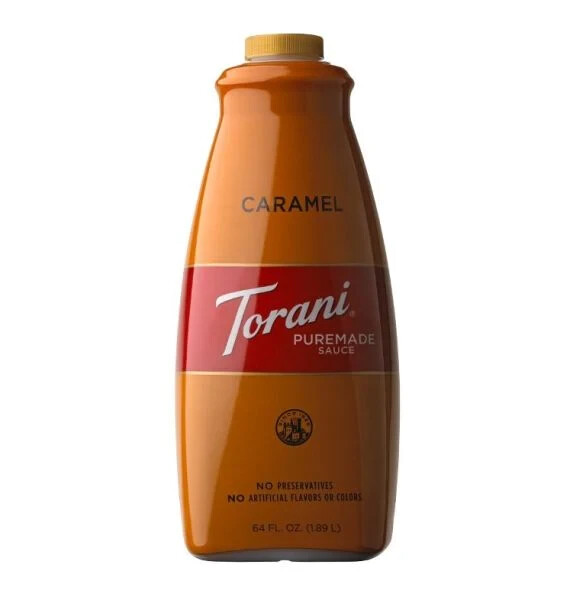 Torani Caramel Puremade Sauce (64oz), G-Caramel-S-PURE