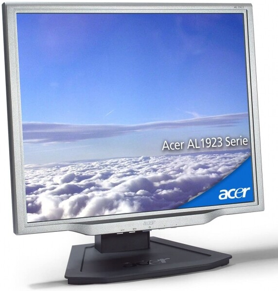TFT Acer AL1923 19 Zoll Monitor PIVOT VGA DVI-D Silber