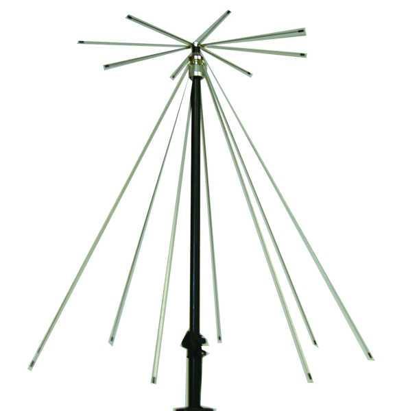 MFJ1866 Vertical antenna, 10m23cm discone, UHF