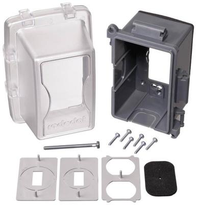 NEW CARLON CKNM-NG CLEAR SINGLE GANG OUTDOOR WEATHERPROOF BOX COVER SALE 0126920