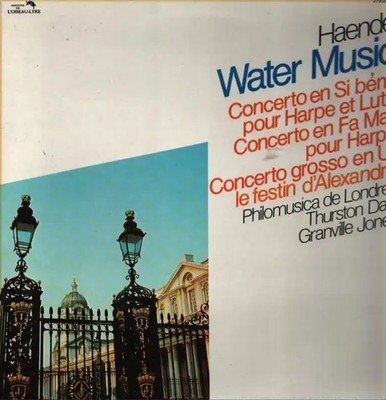 2xLP Händel George Frideric Handel * The Water Music NEAR MINT loiseau-lyre