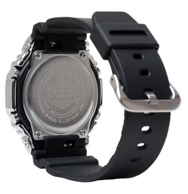 Pre-owned G-shock Casio  Gm2100rw-1a Rainbow Brick Wall Pattern Dial Black Band Watch