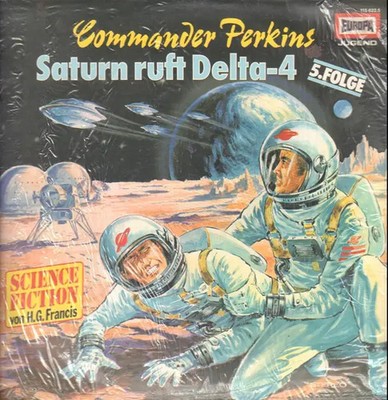 Commander Perkins Folge 05: Saturn Ruft Delta-4 NEAR MINT Europa Vinyl LP