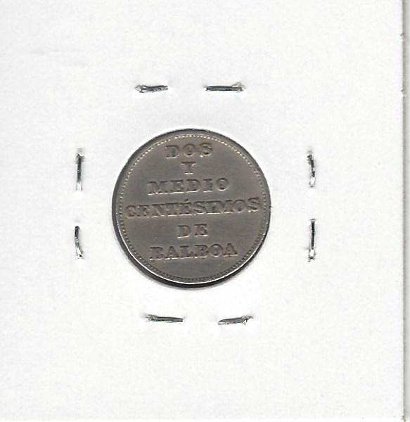 Panama 2-1/2 Centesimos, 1929