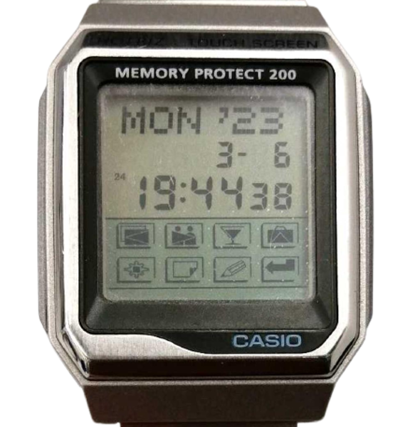Casio VDB-2000 Data Bank Men's Wristwatch Digital Quartz Casio VDB-2000 Data Bank Men's Wristwatch Digital Quartz