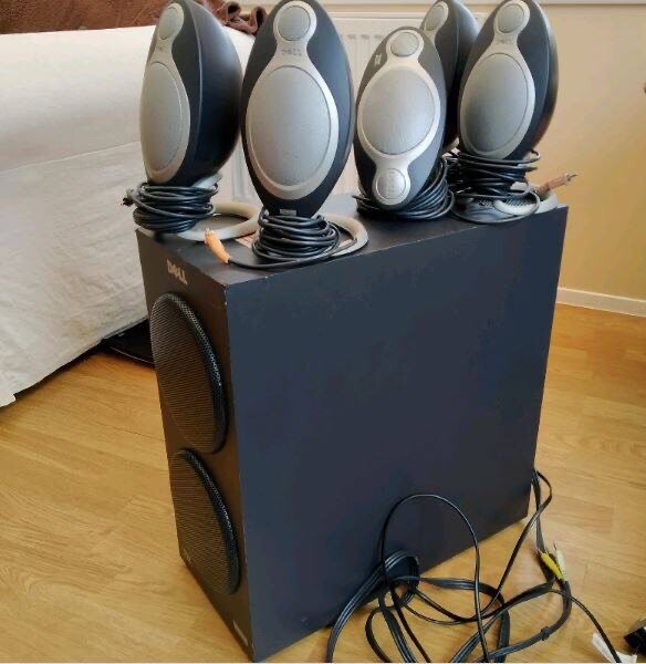 Dell Altec Lansing ADA995 200watt THX 5.1 Speaker Set in