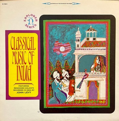 John Levy - Classical Music Of India - LP, RE - Very Good Plus (VG+)
