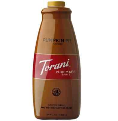 Torani Pumpkin Pie Puremade Sauce 64 oz, G-Pumpkin Pie-S-PURE