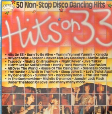 LP Sweet Power Hits On 33 - 50 Non-Stop Disco Dancing Hits NEAR MINT Arcade