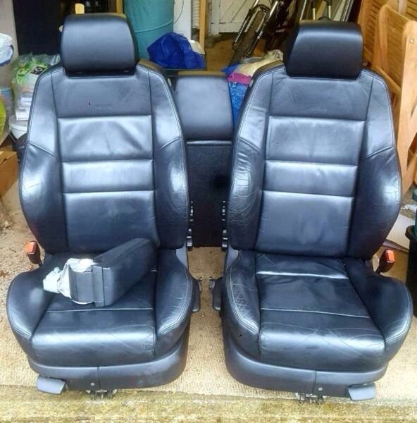 Vw golf mk4 black leather recaro seats in Chester Le Street, County