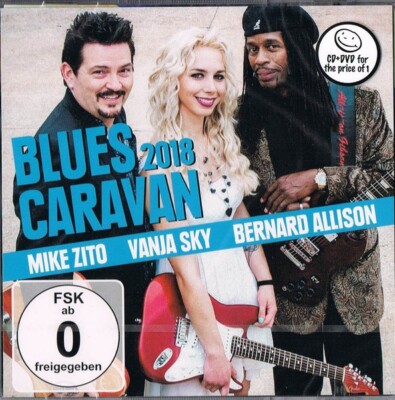 Mike Zito, Vanja Sky, Bernard Allison   Blues Caravan (CD, 2018) - Sealed NEW