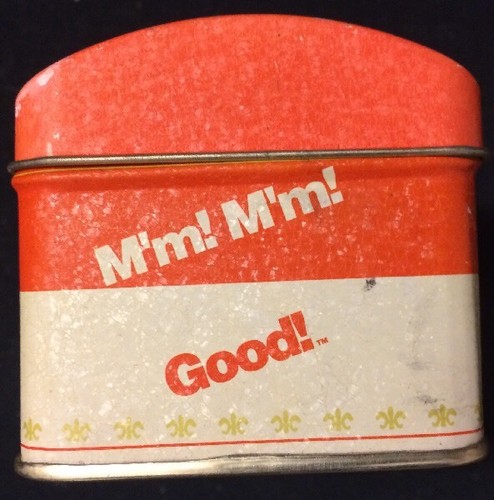 Vintage 1997 Campbell's Soup Kids Tin Box Cranberry Cobbler