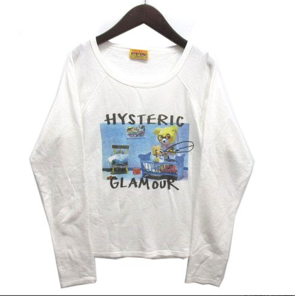 HYSTERIC GLAMOUR 24SS BABY BEAR スウェット Hysteric Glamour Sweatshirt 2024SS BABY BEAR Women Top White