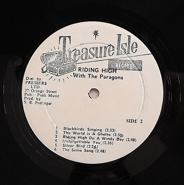The Paragons - Riding High With The Paragons (LP, Album, RE, Bla) (Very Good Plu