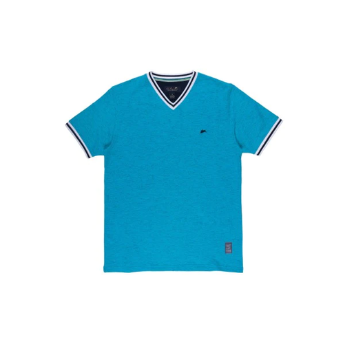 

Мужская футболка A. Tiziano Bluebird Owen French Terry с v-образным вырезом, Синий