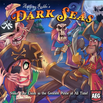 Dark Seas Board Game AEG Pirate Island Building Dice Game New Sealed