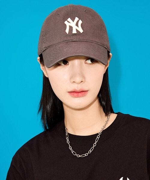 キャップ MLB Korea Vintage Culsive Unstructured Ball Cap NY Charcoal $_57.JPG?set_id=880000500F