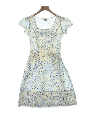 ISSA LONDON Dress WhitexLight bluexYellow etc.(Total pattern) 2200368373015