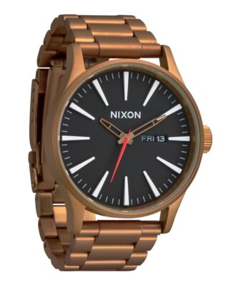 Pre-owned Nixon Men's Watch Sentry Ss Analog Watch A3565145
