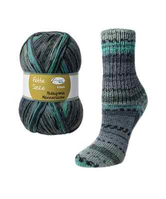 Rellana Sockenwolle 4-fach Flotte Socke 75 % Wolle 25% Polyamid Patagonia