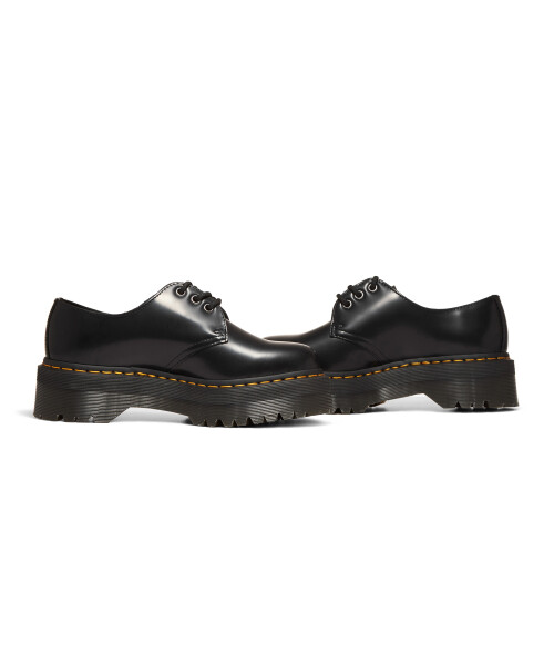 Pre-owned Dr. Martens Dr.martens 1461 Quad Black Polished Smooth - Black / 25567001 / Uk 3-8 Shoes