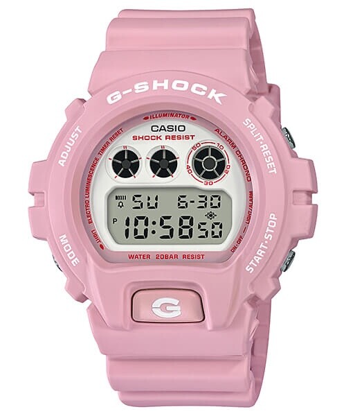 Pre-owned Casio G-shock Sakura Storm Series Dw-6900tcb -4jr Dw6900 Limited Soft Pink