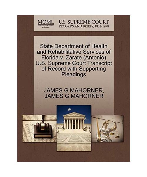 State Department Of Health And Rehabilitative Services Of Florida V. Zarate (Ant
