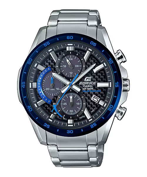 Мужские часы Casio Edifice Chronograph Carbon Solar Watch - EQS-900DB-2AVDF НОВЫЕ