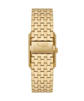 Pre-owned Fossil Watch Willy Wonka Le1190set Men's Gold Three-hand Gold-tone With Box
