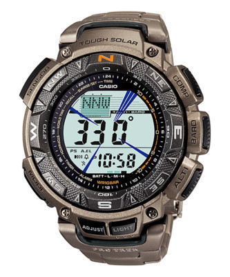 Casio Protrek Triple Sensor Solar Powered Titanium Men's Watch PRG-240T-7