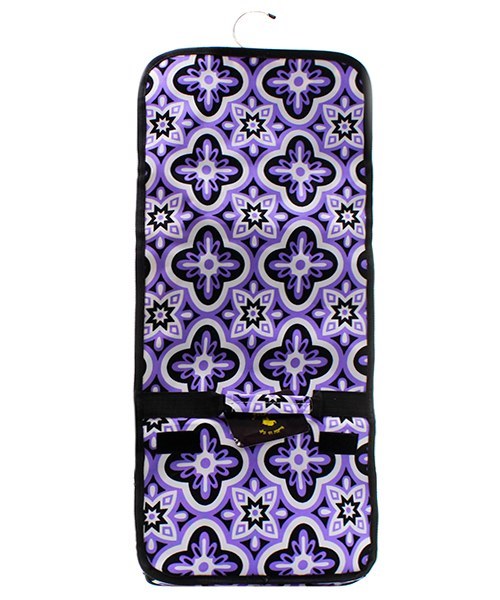 Canvas Hanging Toiletry/Cosmetic/Make Up/Jewelry Bag NGIL NEW FREE Ship! Purple