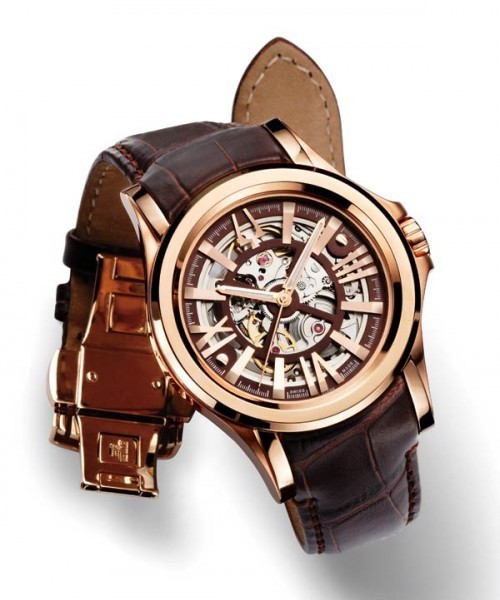 Pre-owned Bulova Mens  Accutron Kirkwood Rose Gold Tone Brown Leather Watch 64a103 Rare