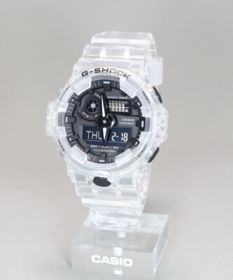 Pre-owned G-shock Casio  Skeleton Series Ga-700ske-7ajf
