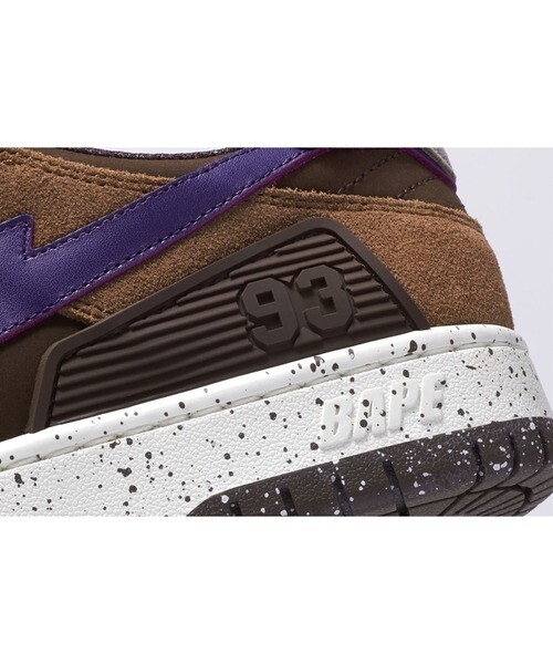 Pre-owned A Bathing Ape Bape Sk8 Sta 7 Brown 1k30-191-326 2024 Model F/s San09