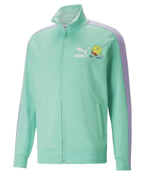 

Куртка PUMA X SPONGEBOB T7 TR — мятный / 538961-77 Мужская куртка на молнии Expedited, Mint