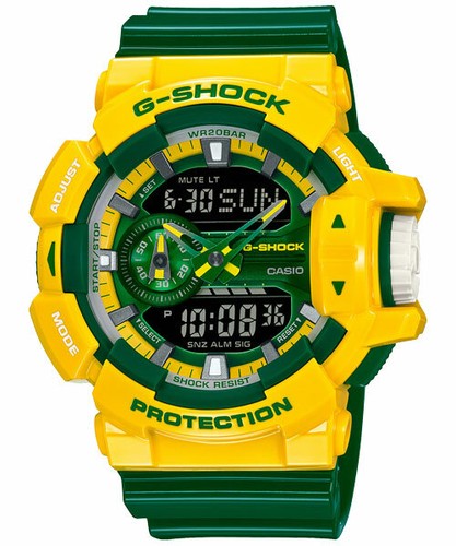 Pre-owned G-shock Casio  Ga-400cs-9a Men's Quartz Special Color Series Analog-digital Watch