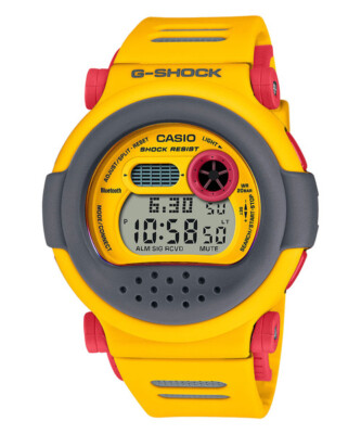 Pre-owned Casio G-shock G-b001mve-9jr Limited Yellow Carbon Core Extra Bezel Men Watch