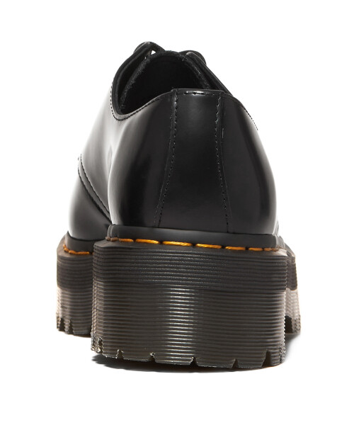 Pre-owned Dr. Martens Dr.martens 1461 Quad Black Polished Smooth - Black / 25567001 / Uk 3-8 Shoes