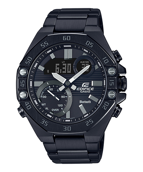 Pre-owned Casio Edifice Ecb-10ydc-1ajf Smartphone Link Bluetooth Watch Ecb-10ydc-1a Men's