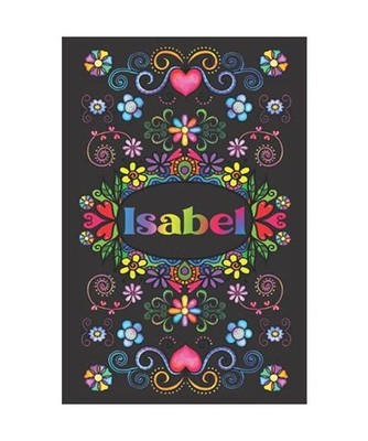 REGALO PERSONALIZADO PARA ISABEL: Hermoso Diario Forrado Con El Nombre De Isabel