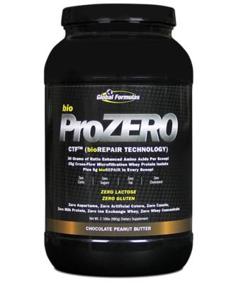 GLOBAL FORMULAS BIOPROZERO Whey Protein Isolate 2lb