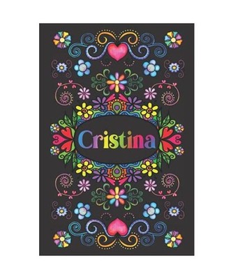 REGALO PERSONALIZADO PARA CRISTINA: Hermoso Diario Forrado Con El Nombre De Cris