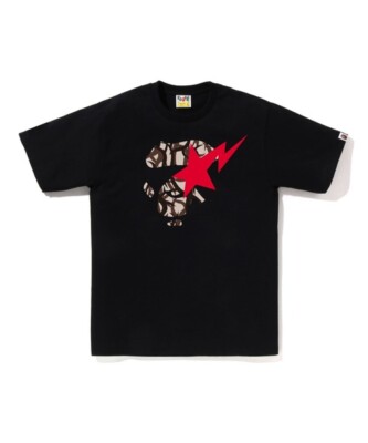 A BATHING APE Tシャツ 3点セット A BATHING APE Men's TRIAL CAMO APE FACE STA TEE 1L30110035