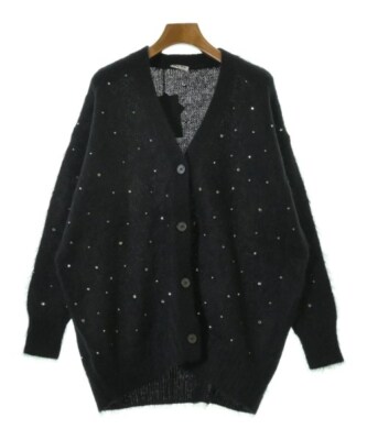 トップス Miu Miu Silk Mix Ribbon Cardigan Black Miu miu cardigan black - Gem